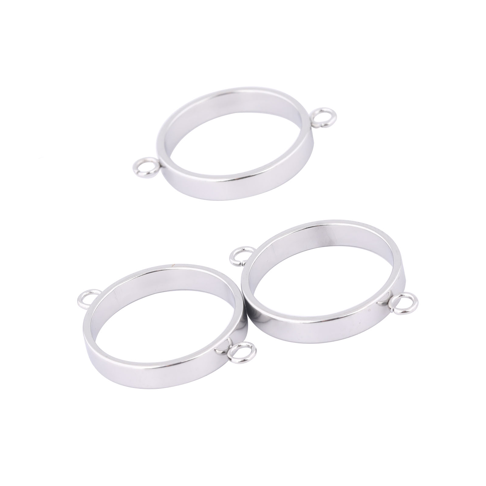 Bezels Pendant Resin - 10 Stück Edelstahl 14 mm offene