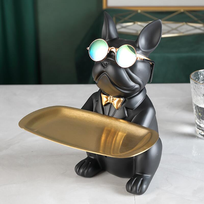 Resin Art Table - Kühlen Harz Bulldog Schreibtisch Ablage Nilpferd
