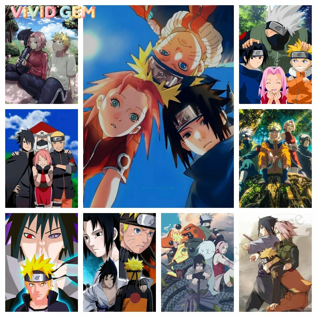 Resin Art Class - VIVID GEM Naruto Shippuden Klasse Sieben