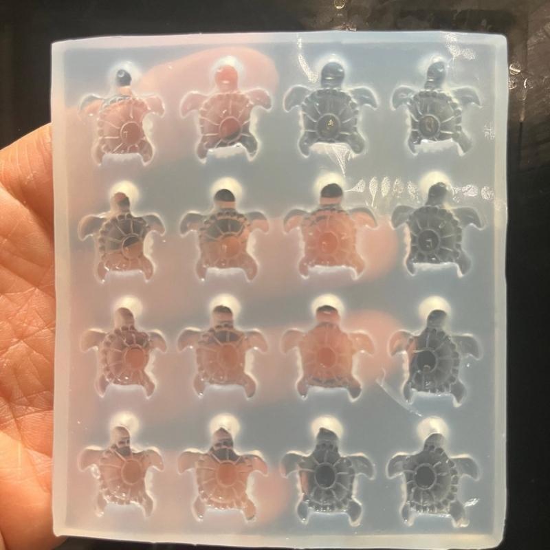 Resin Art Class - 652F Leicht zu entformende Silikonform Schildkrötenform