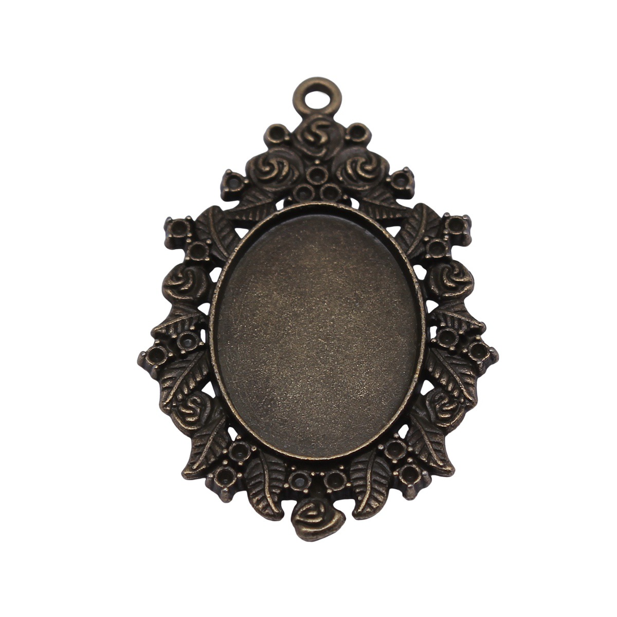 Bezels Pendant Resin - Passend für 18x25mm Lünettenfassungen: Eulen-Anhänger aus