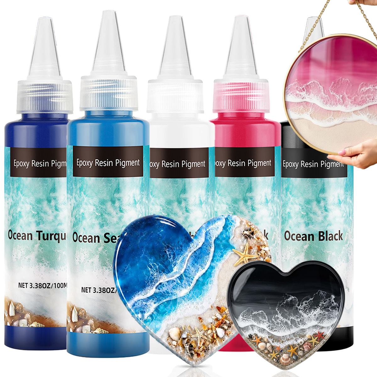 Resin Art Table - Tiefblaue Epoxidharz-Pigmentpaste 100 ml 3,4 oz,