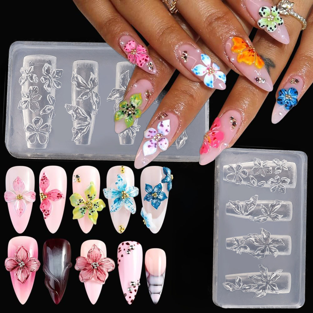 3D-Blumen-Nagelform DIY Siliko – Resin Art Template Bewertung und Preis