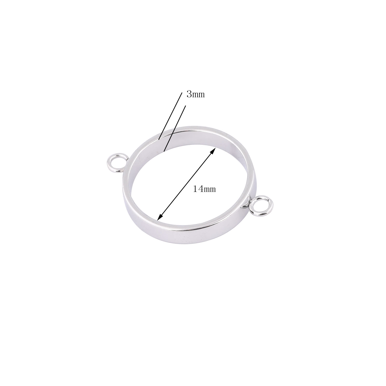 10 Stück Edelstahl 14 mm offen – Bezels Pendant Resin Bewertung und Preis