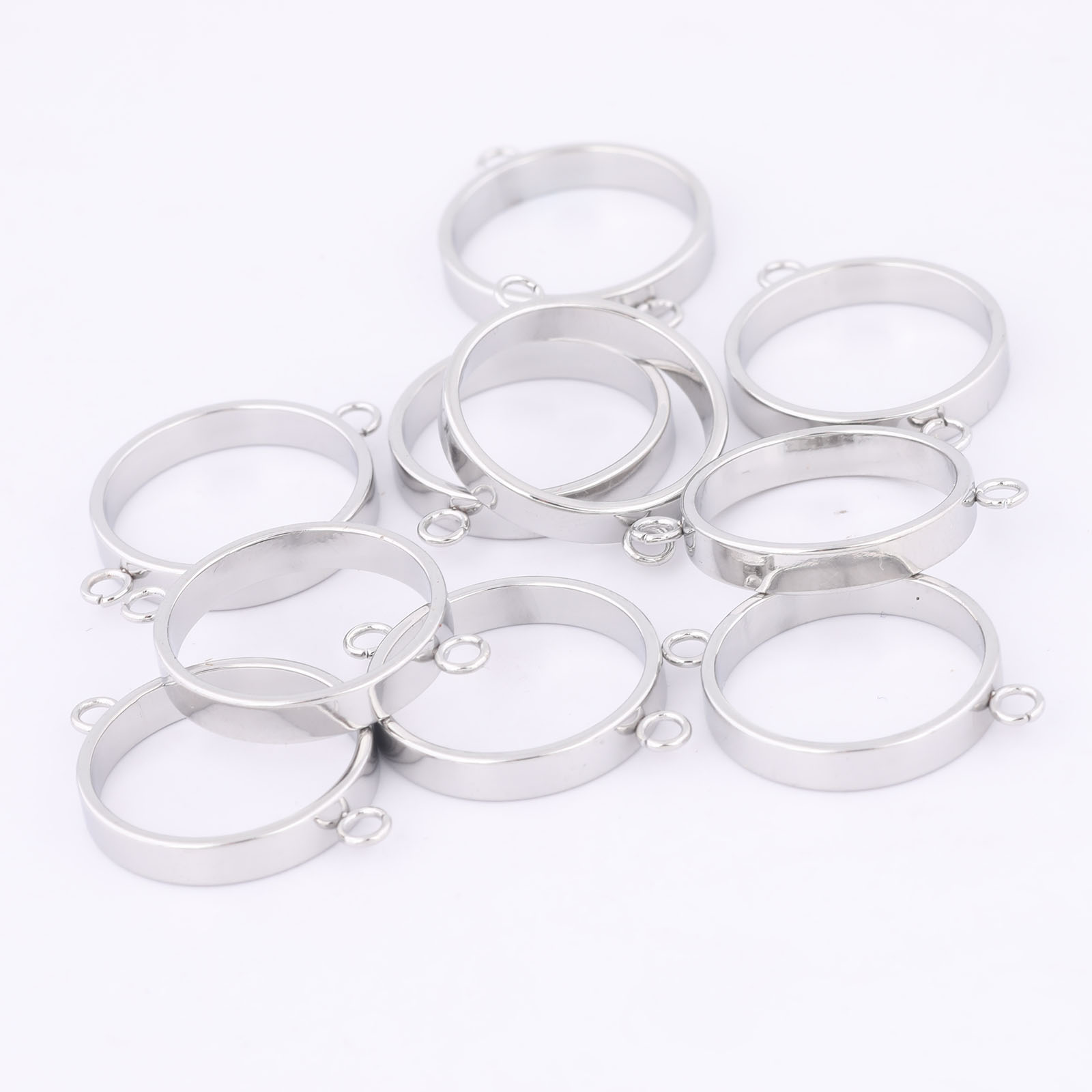 10 Stück Edelstahl 14 mm offen – Bezels Pendant Resin Bewertung und Preis