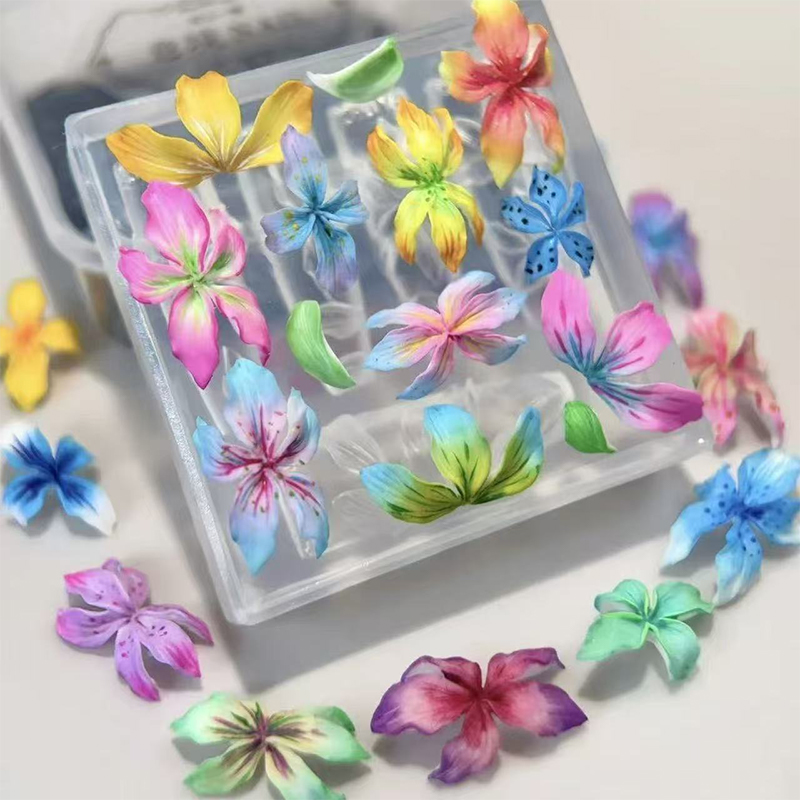 【O】3D-Blumen-Nagelform DIY Sil – Resin Art Template Bewertung und Preis