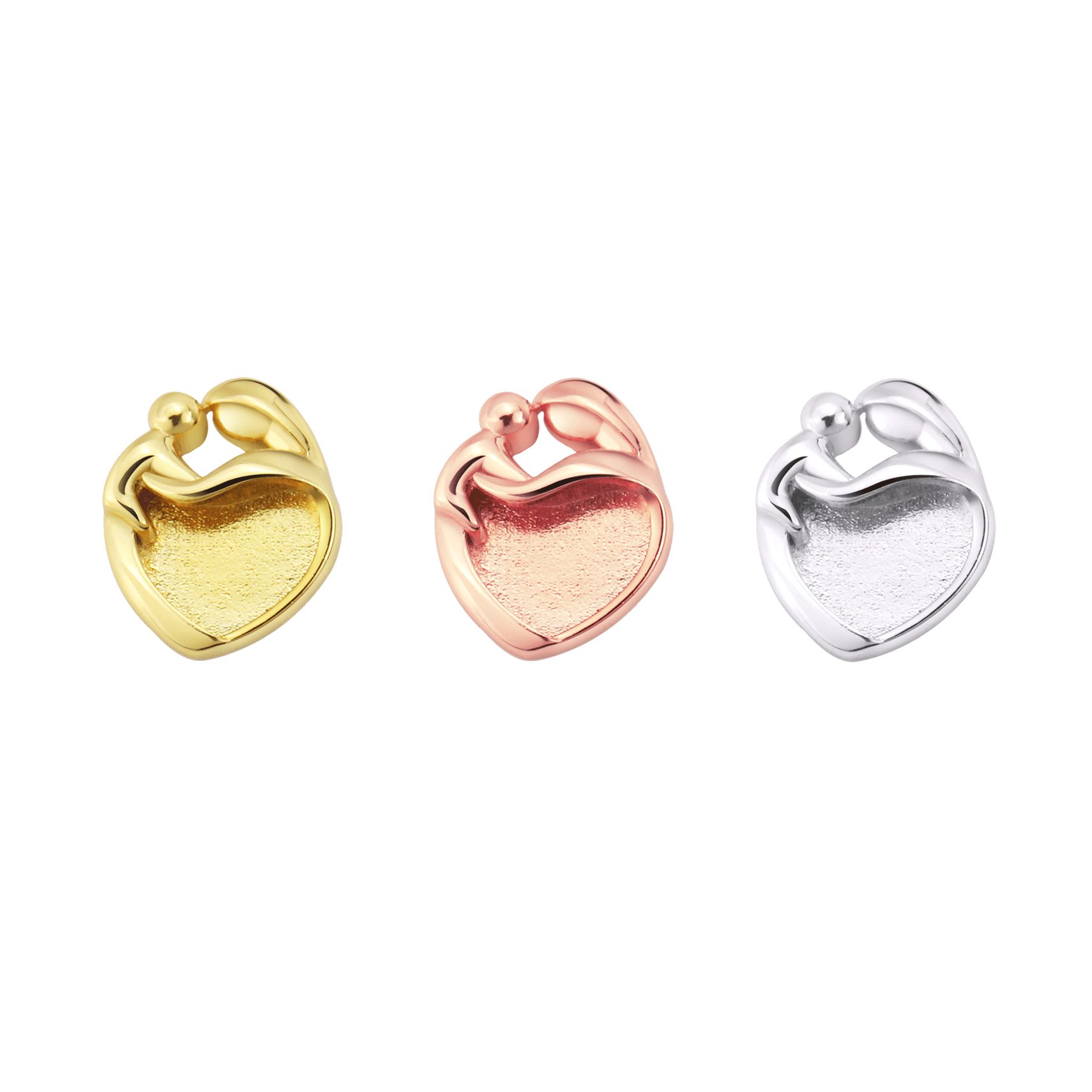 9MM Herzförmige Fassung für Mu – Bezels Pendant Resin Bewertung und Preis