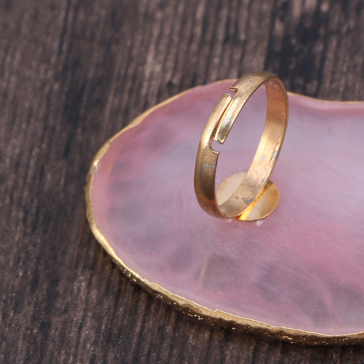 Mini-Fingerring-Maniküre-Nagel – Resin Art Ring Design Bewertung und Preis