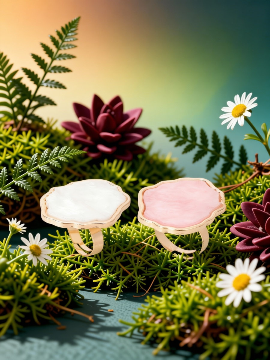 2 Stück tragbare Farbpaletten  – Resin Art Ring Design Bewertung und Preis