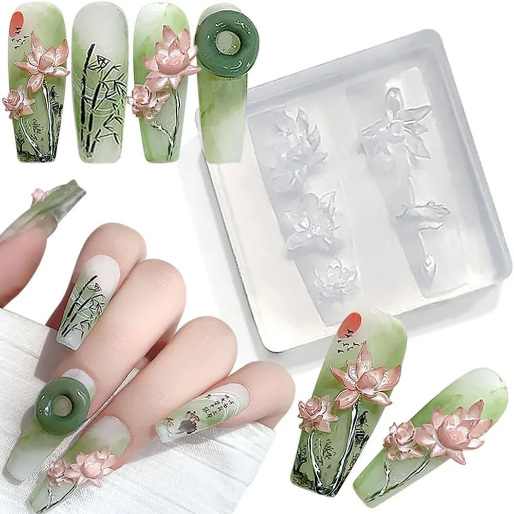 3D Dornen Nagel Design Silikon – Resin Art Template Bewertung und Preis