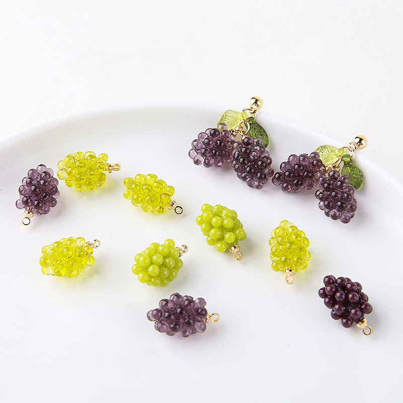 6 Stück Niedliche Kleine Traub – Resin Art Keychain Bewertung und Preis