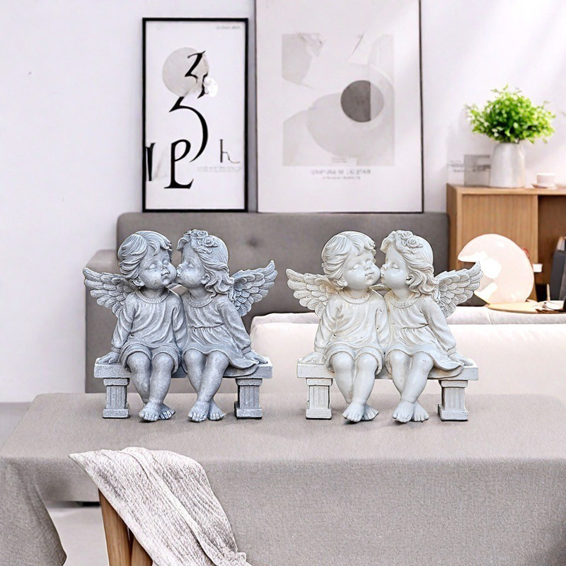 Harz-Liebesengel-Skulpturen un – Resin Art Table Bewertung und Preis
