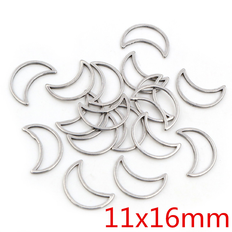 20pcs 3 Größe Mond Charme Gold – Bezels Pendant Resin Bewertung und Preis