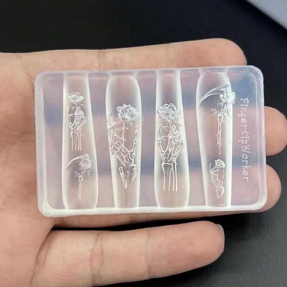 2 Stück/Set Dunkelrosa Totenko – Resin Art Template Bewertung und Preis