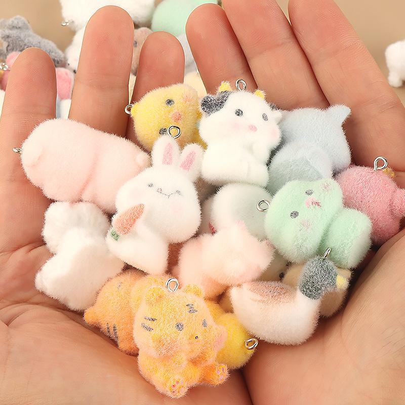 Harz-Cartoon 3D-Flockanhänger  – Resin Art Class Bewertung und Preis