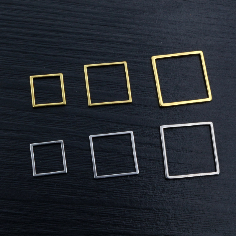 20pcs 3 Größe Platz Charm Gold – Bezels Pendant Resin Bewertung und Preis