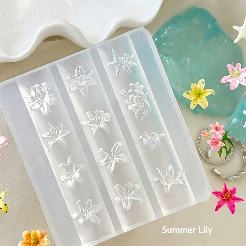 3D-Silikon-Blumen-Nagelkunst-G – Resin Art Template Bewertung und Preis