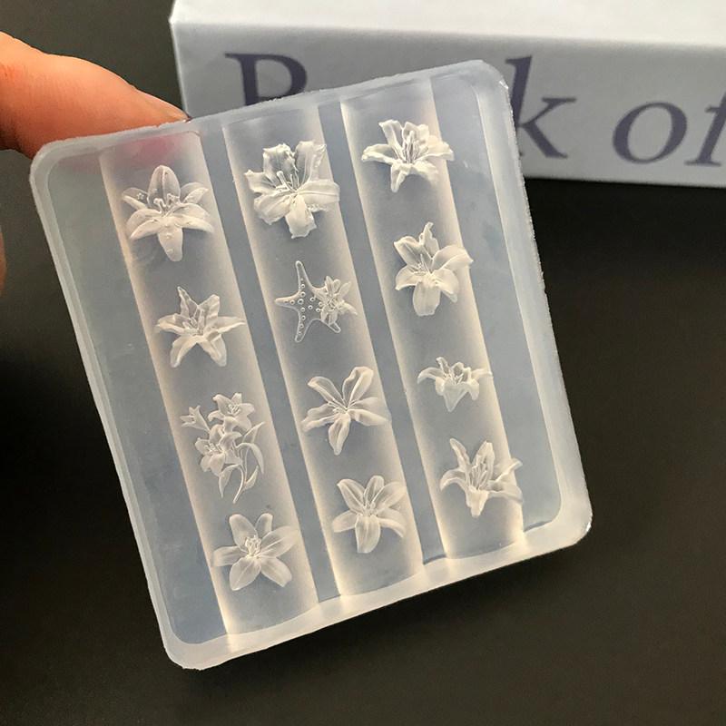 3D-Silikon-Blumen-Nagelkunst-G – Resin Art Template Bewertung und Preis
