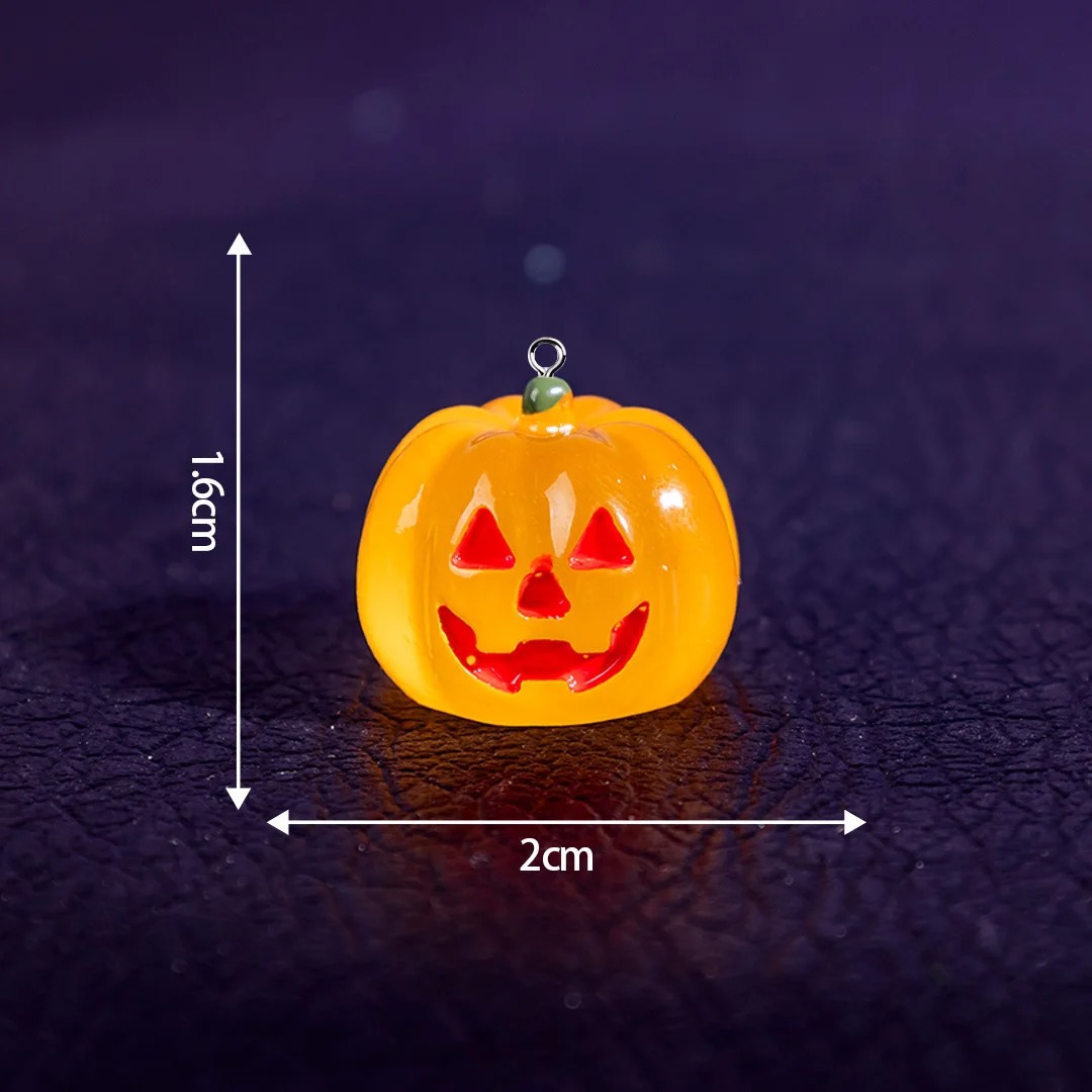5 Stück Kawaii Leuchtende Kürb – Resin Art Keychain Bewertung und Preis