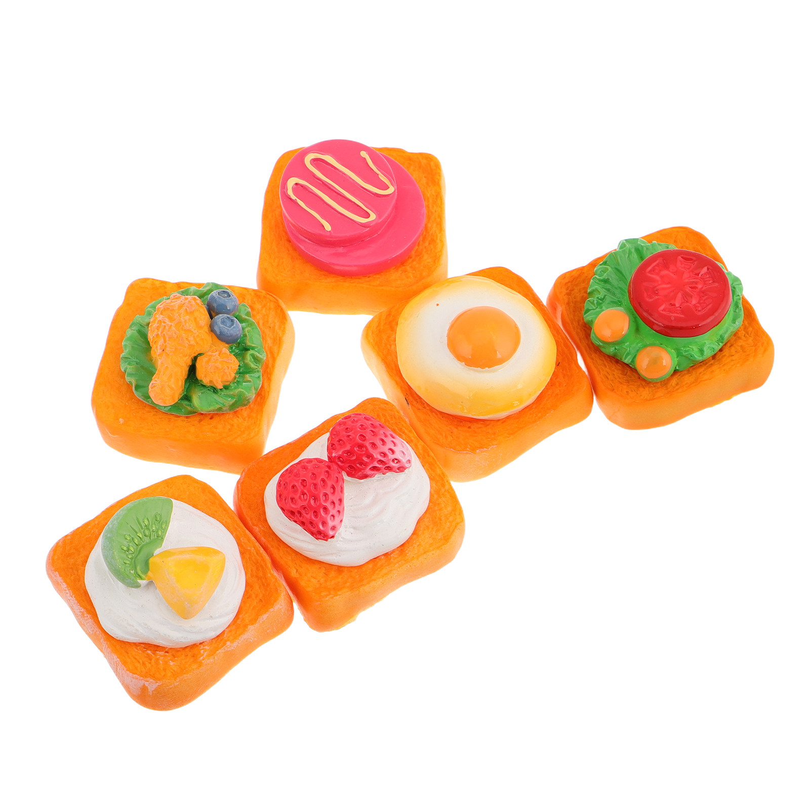 6 Stück Mini-Sandwich-Frühstüc – Resin Art Class Bewertung und Preis