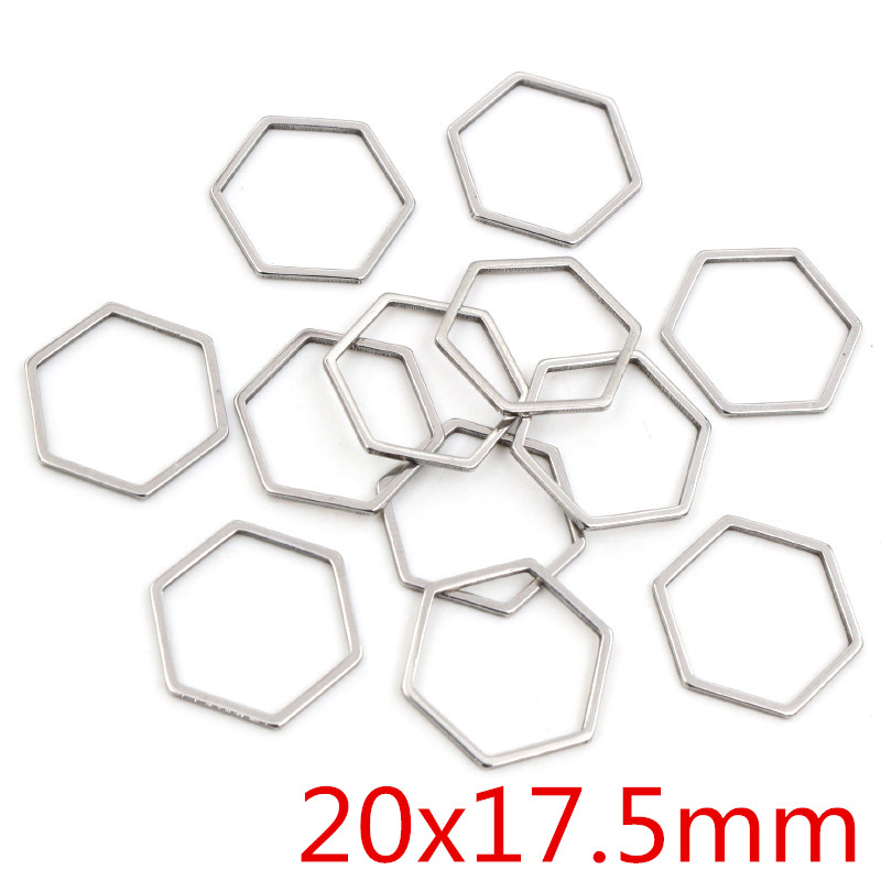 20pcs 3 Größe Polygon Charme G – Bezels Pendant Resin Bewertung und Preis