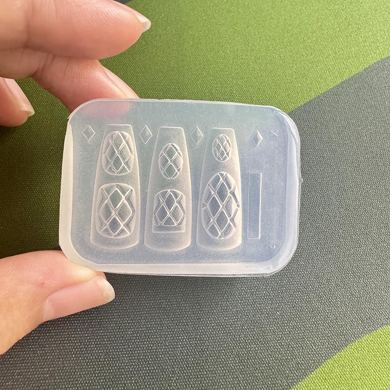 Neue Silikon-Nagelform mit Kar – Resin Art Template Bewertung und Preis