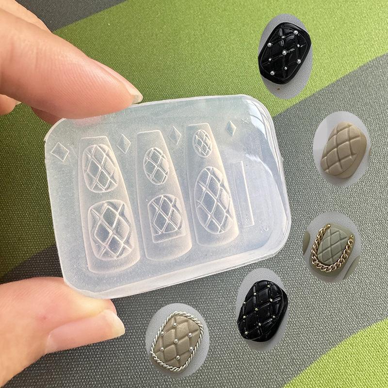 Neue Silikon-Nagelform mit Kar – Resin Art Template Bewertung und Preis