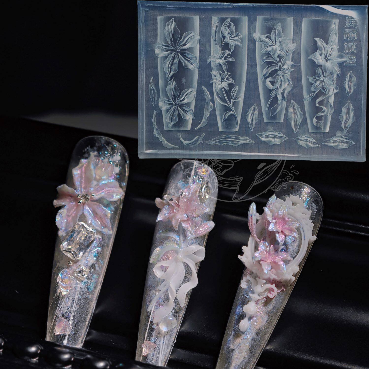 3D-Silikonform mit geschwungen – Resin Art Template Bewertung und Preis