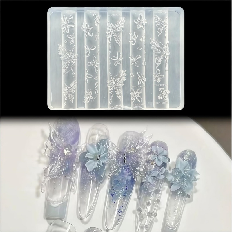 3D Schmetterling Blume Gel Nai – Resin Art Template Bewertung und Preis