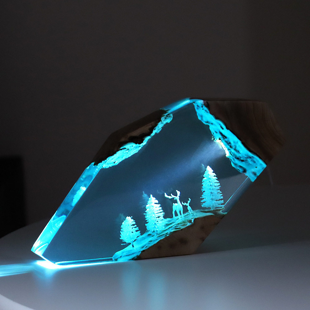 Waldfee-Hirsch Desktop-Kunst P – Resin Art Resin Bewertung und Preis