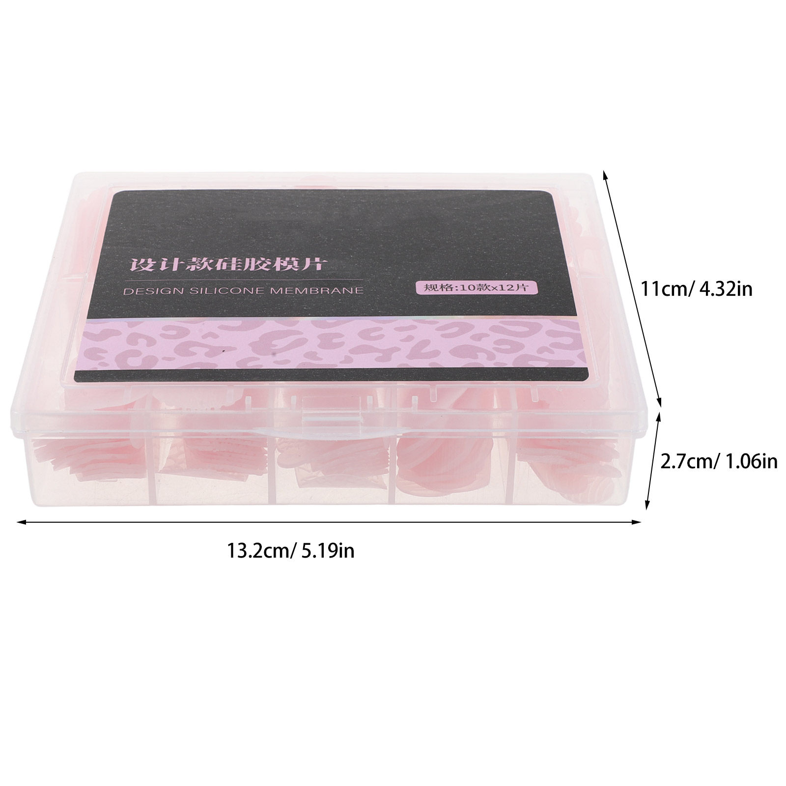 120 Stück Silikon-Nagelformen, – Resin Art Template Bewertung und Preis