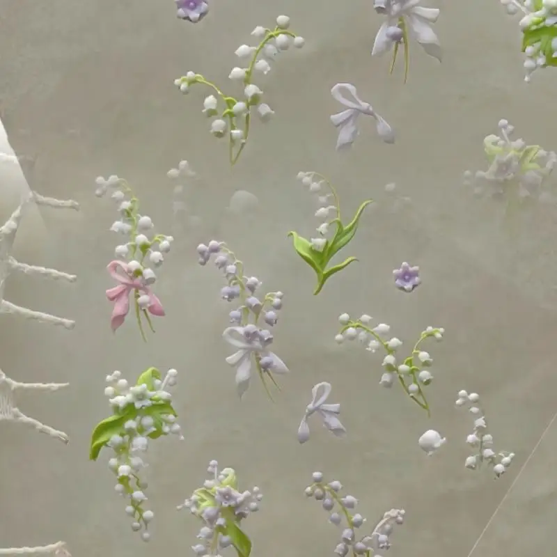Blumen Serie 3D gebogene Nagel – Resin Art Template Bewertung und Preis