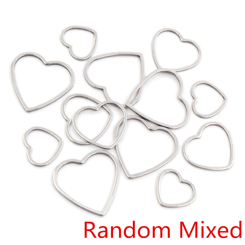 20pcs Herz Charme Gold Edelsta – Bezels Pendant Resin Bewertung und Preis